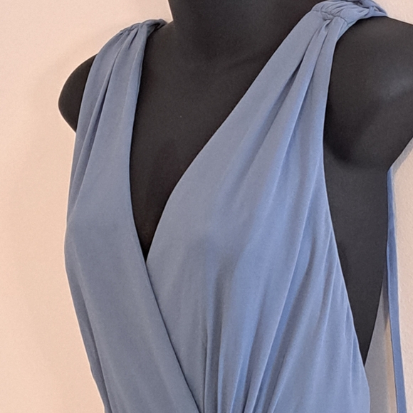 Lulu's Dance The Night Away Slaye Blue Backless Dress Misses Sizw Medium NWT - Picture 9 of 15